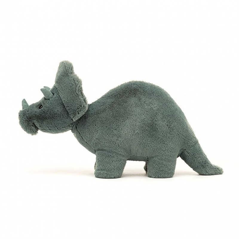 Jellycat Fossilly Triceratops Medium | UFBWO4875