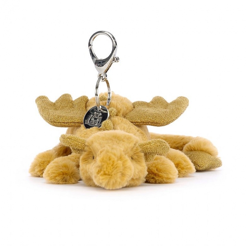 Jellycat Golden Dragon Bag Charm | LKIVO9467