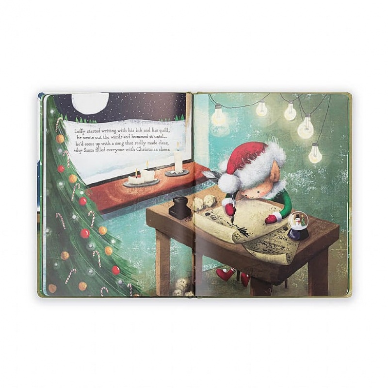 Jellycat Leffy's Christmas Gift Book | AXOIT0297