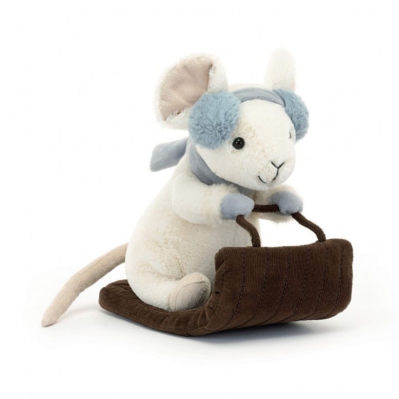 Jellycat Merry Mouse Sleighing | JMHCE6139