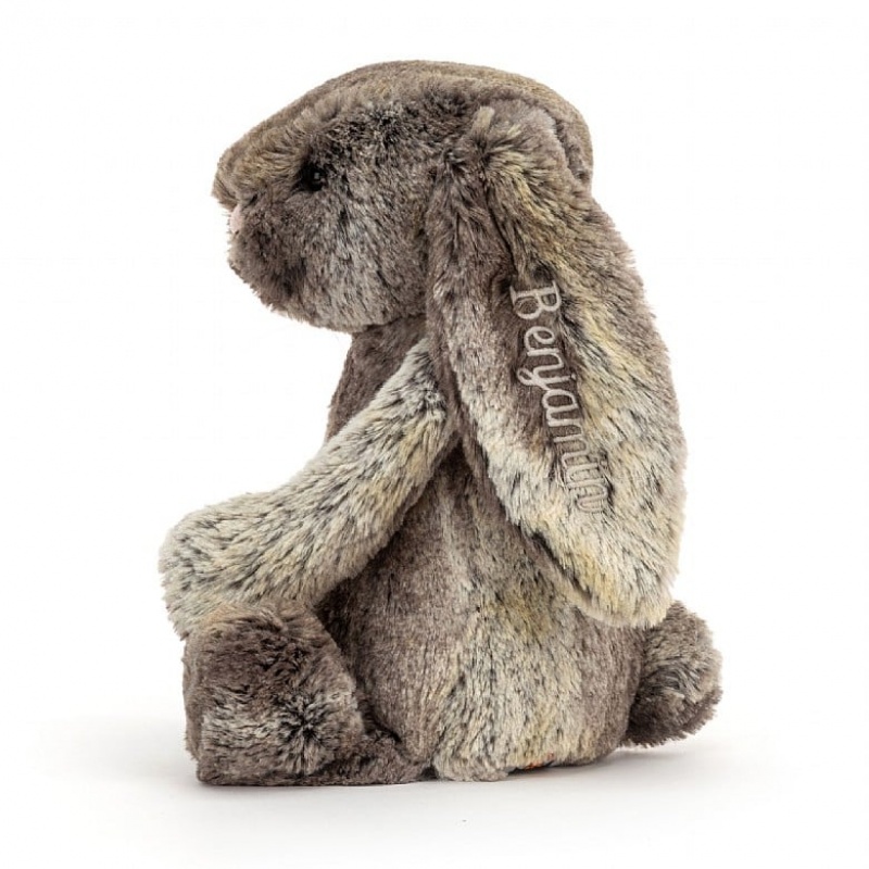 Jellycat Personalised Bashful Cottontail Bunny Medium | SBILZ7250