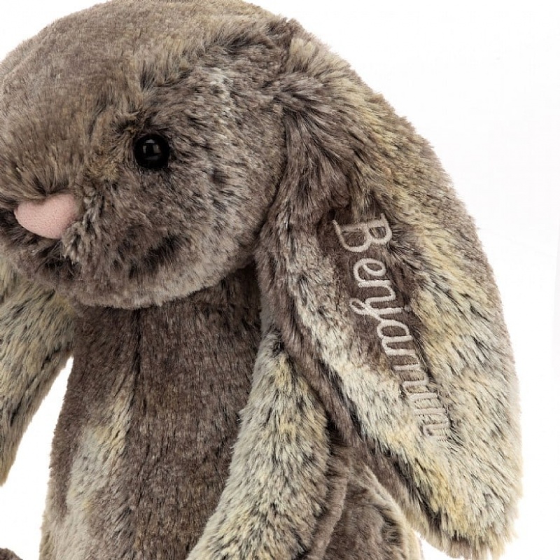 Jellycat Personalised Bashful Cottontail Bunny Medium | SBILZ7250