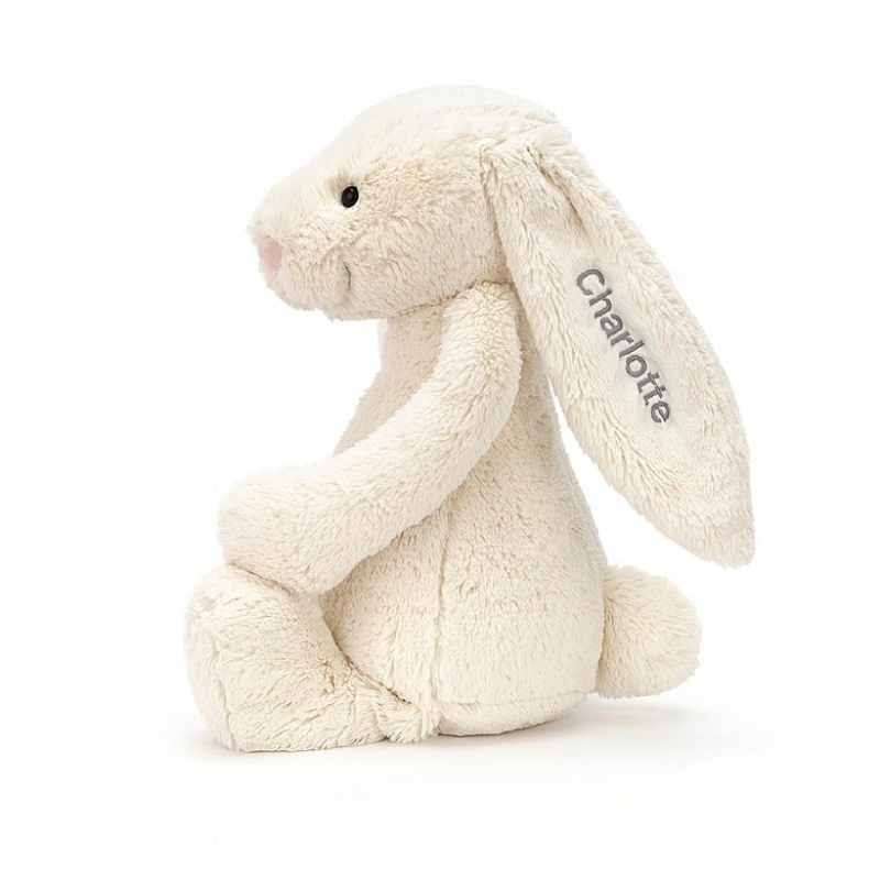 Jellycat Personalised Bashful Cream Bunny Huge | HKUVQ5843