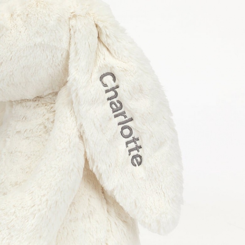 Jellycat Personalised Bashful Cream Bunny Huge | HKUVQ5843