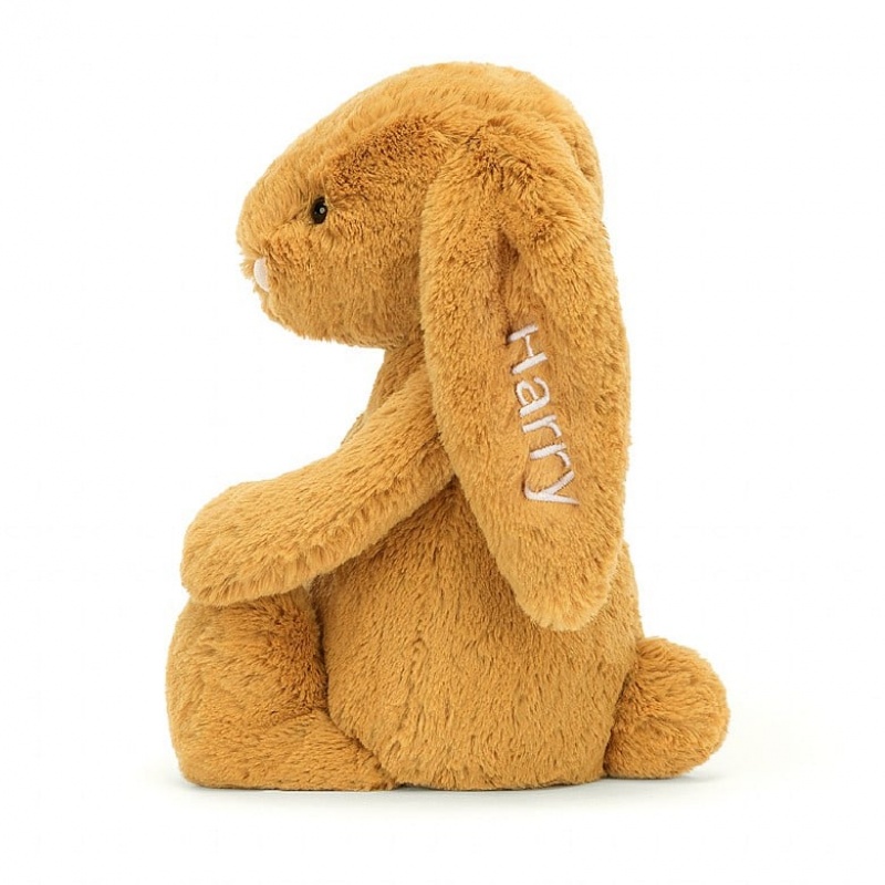 Jellycat Personalised Bashful Golden Bunny Medium | PEVDC7298