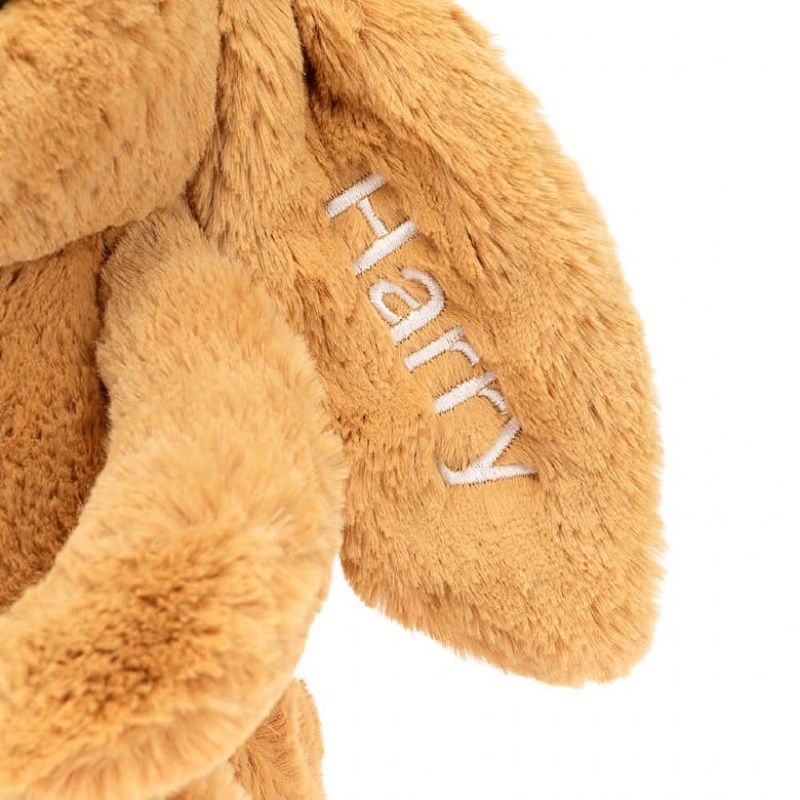 Jellycat Personalised Bashful Golden Bunny Medium | PEVDC7298