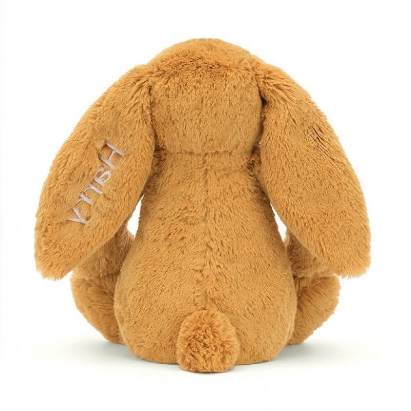 Jellycat Personalised Bashful Golden Bunny Medium | PEVDC7298