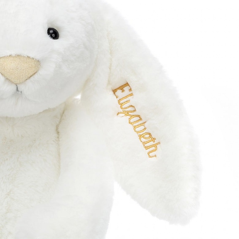 Jellycat Personalised Bashful Luxe Bunny Luna Huge | JTXDQ8035