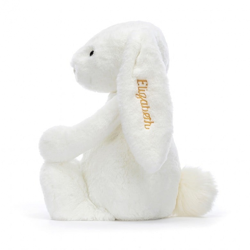 Jellycat Personalised Bashful Luxe Bunny Luna Huge | JTXDQ8035