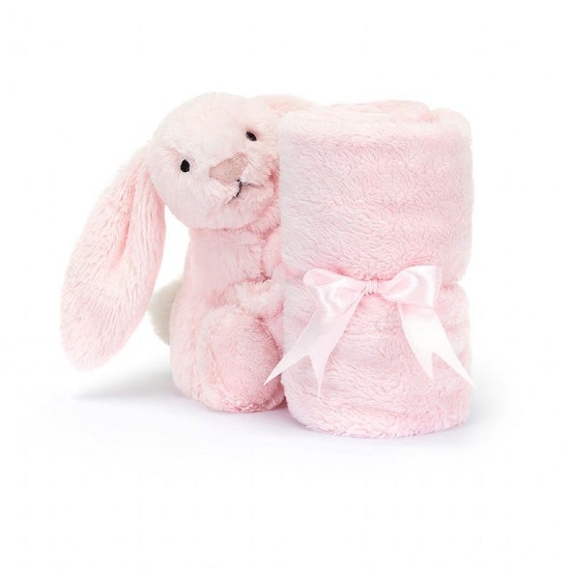 Jellycat Personalised Bashful Pink Bunny Soother | MRBOU3251