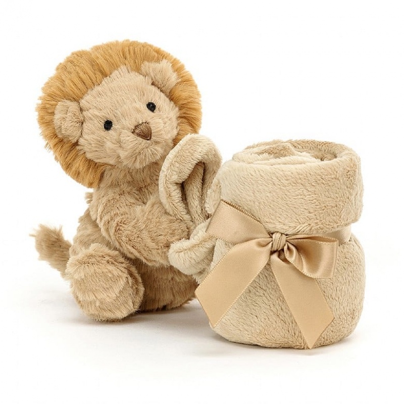 Jellycat Personalised Fuddlewuddle Lion Soother | VXJEF0213