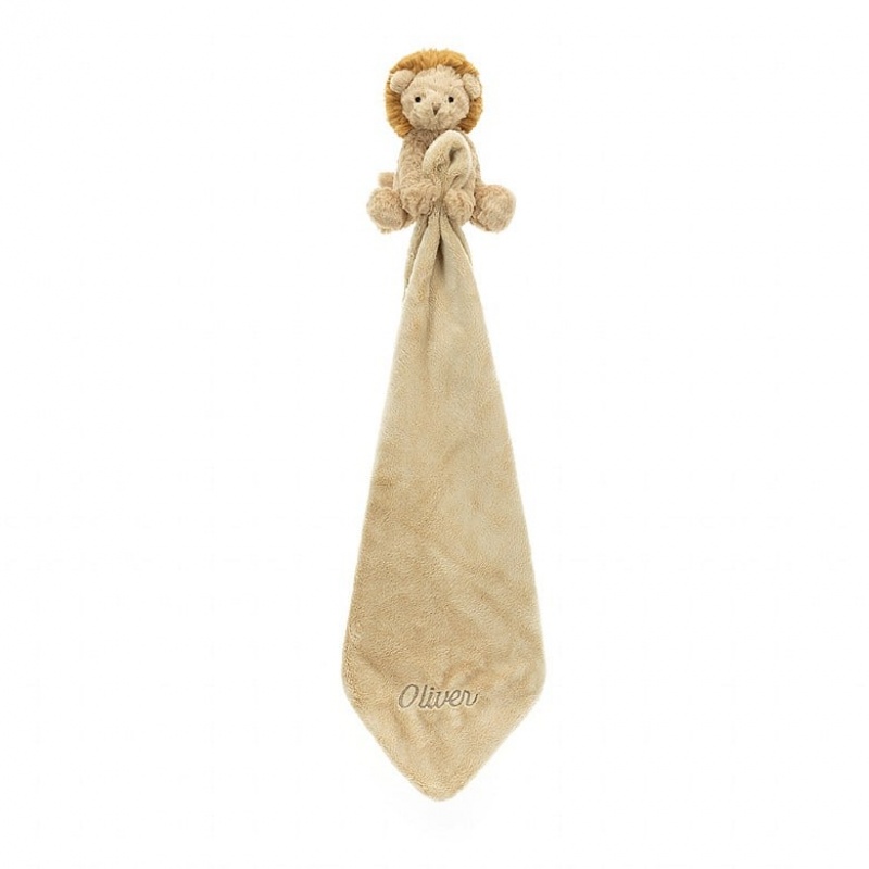 Jellycat Personalised Fuddlewuddle Lion Soother | SNQZE3954