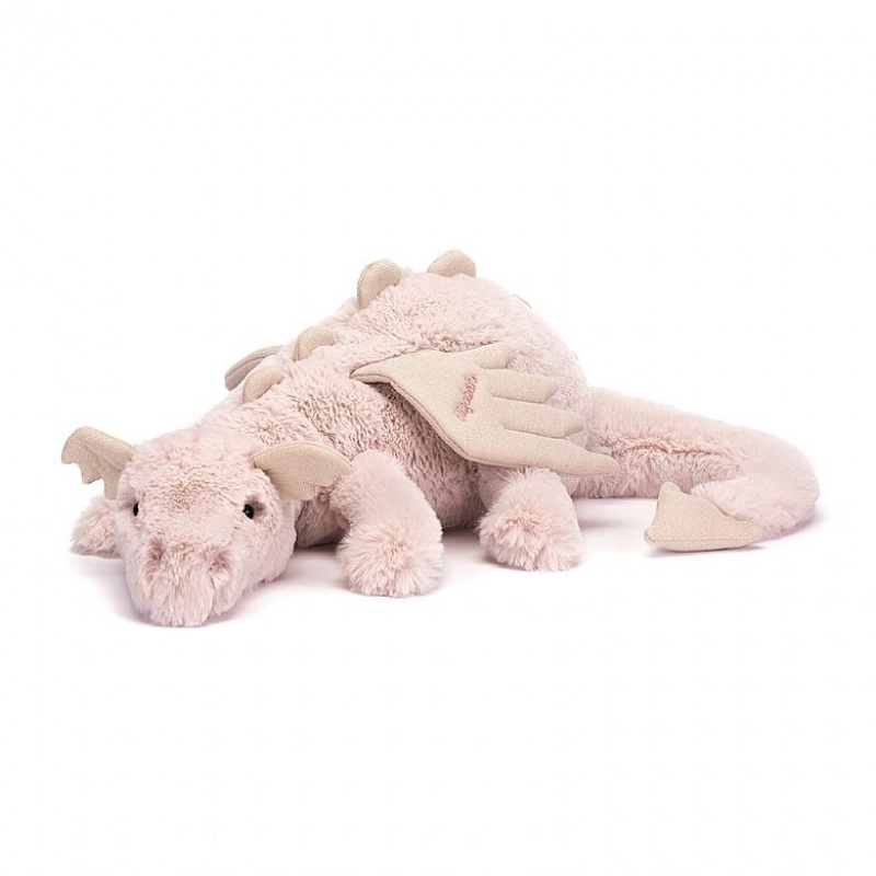 Jellycat Personalised Rose Dragon Huge | TSYXJ5069