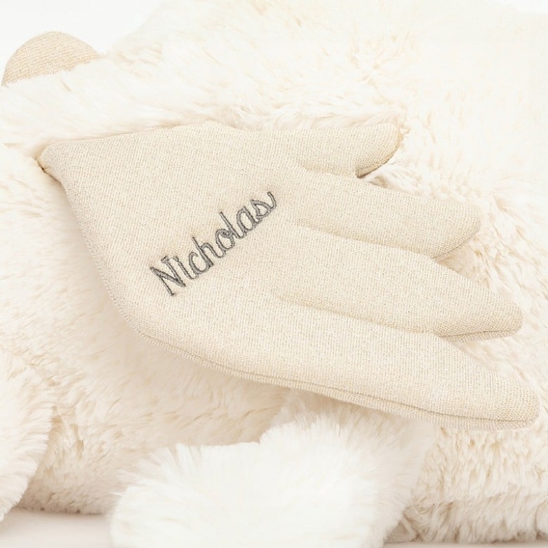 Jellycat Personalised Snow Dragon Huge | VCJUO5398