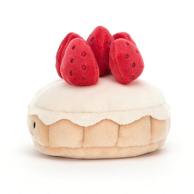 Jellycat Pretty Patisserie Tarte Aux Fraises | YDVBJ1820