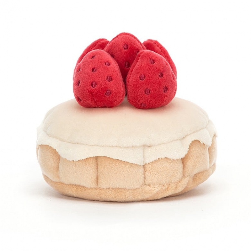 Jellycat Pretty Patisserie Tarte Aux Fraises | YDVBJ1820