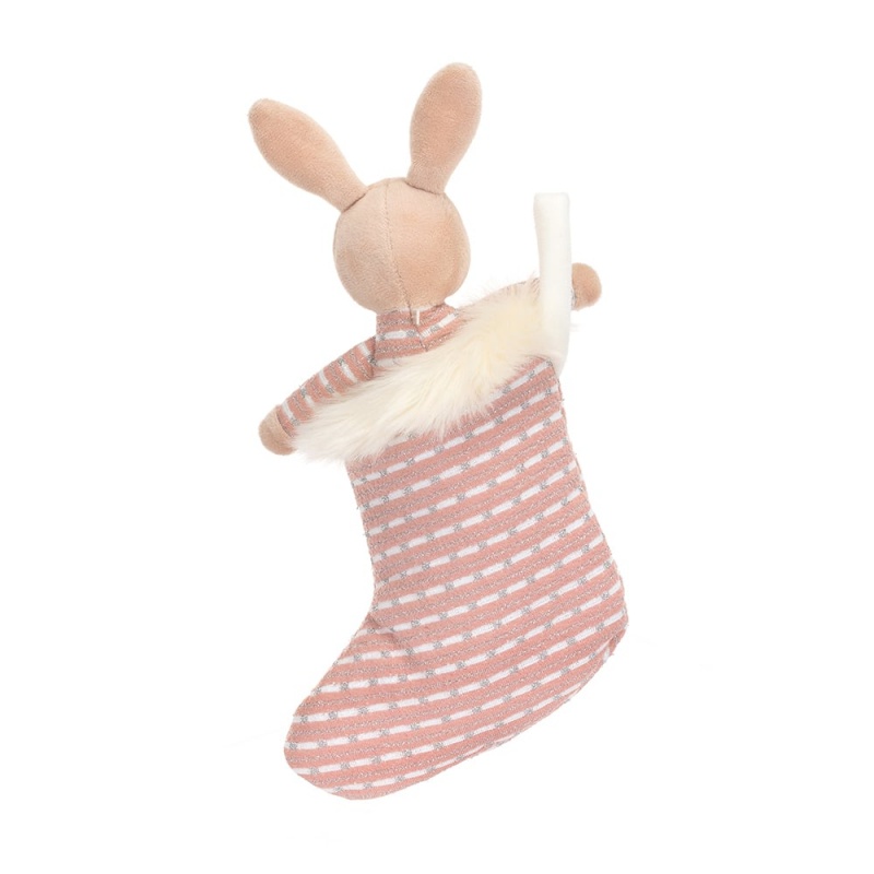 Jellycat Shimmer Stocking Bunny | GVQDY8402