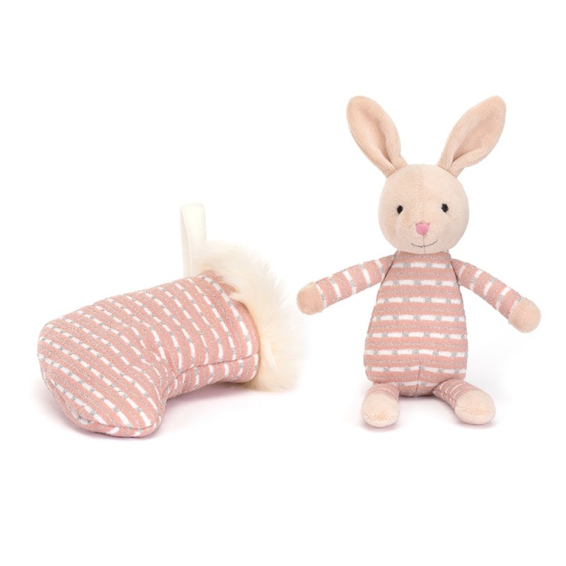 Jellycat Shimmer Stocking Bunny | GVQDY8402