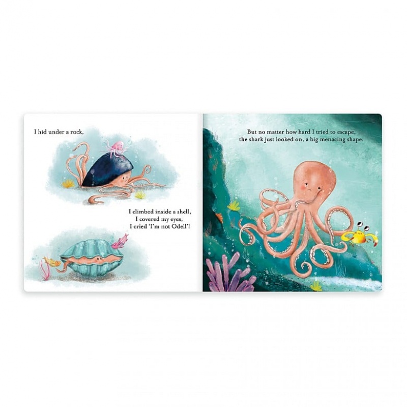 Jellycat The Fearless Octopus Book | ZUAKQ4891