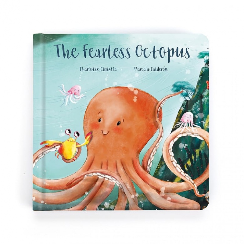 Jellycat The Fearless Octopus Book | ZUAKQ4891