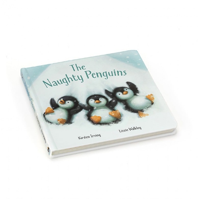 Jellycat The Naughty Penguins Book | ZLJAS8057