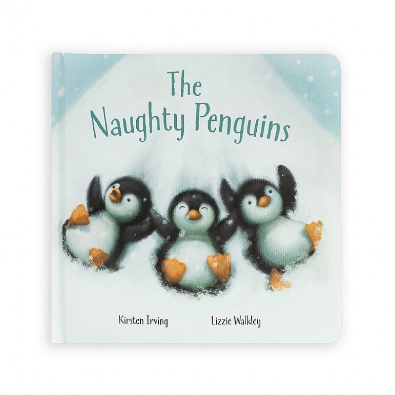 Jellycat The Naughty Penguins Book | ZLJAS8057