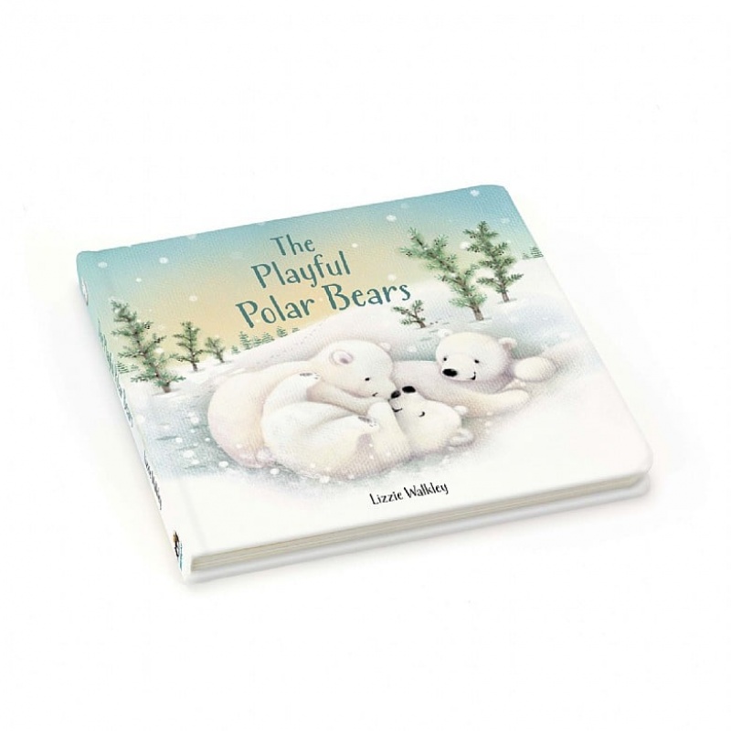 Jellycat The Playful Polar Bears Book | LPBZI3918