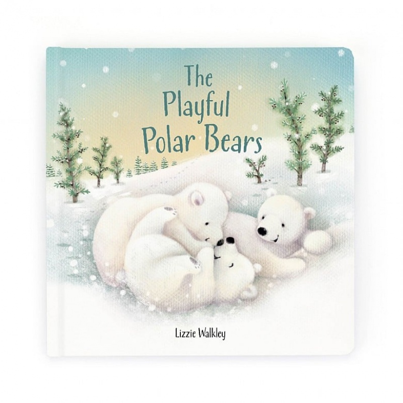 Jellycat The Playful Polar Bears Book | LPBZI3918