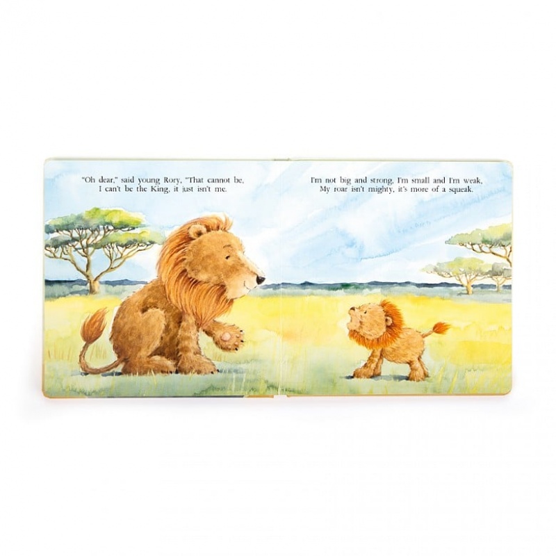 Jellycat The Very Brave Lion Book | CZOQX3459