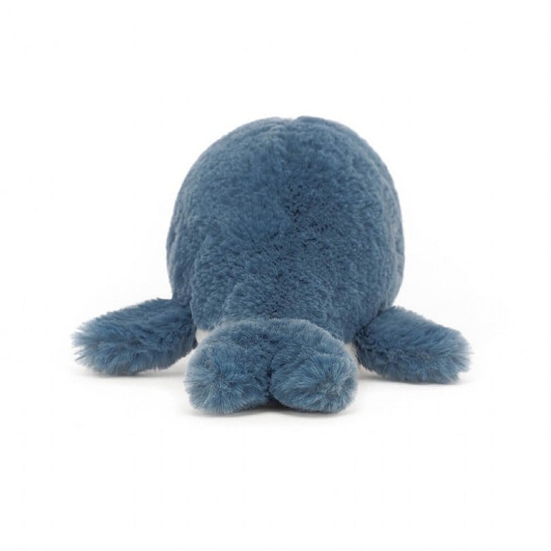 Jellycat Wavelly Whale Blue | BQSDZ1493