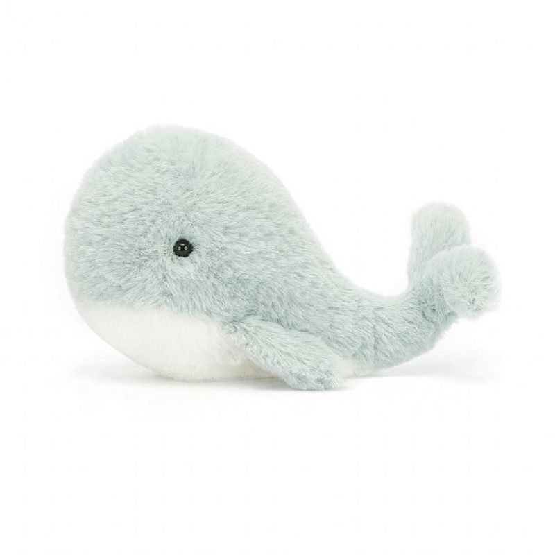 Jellycat Wavelly Whale Grey | BFGRQ9867