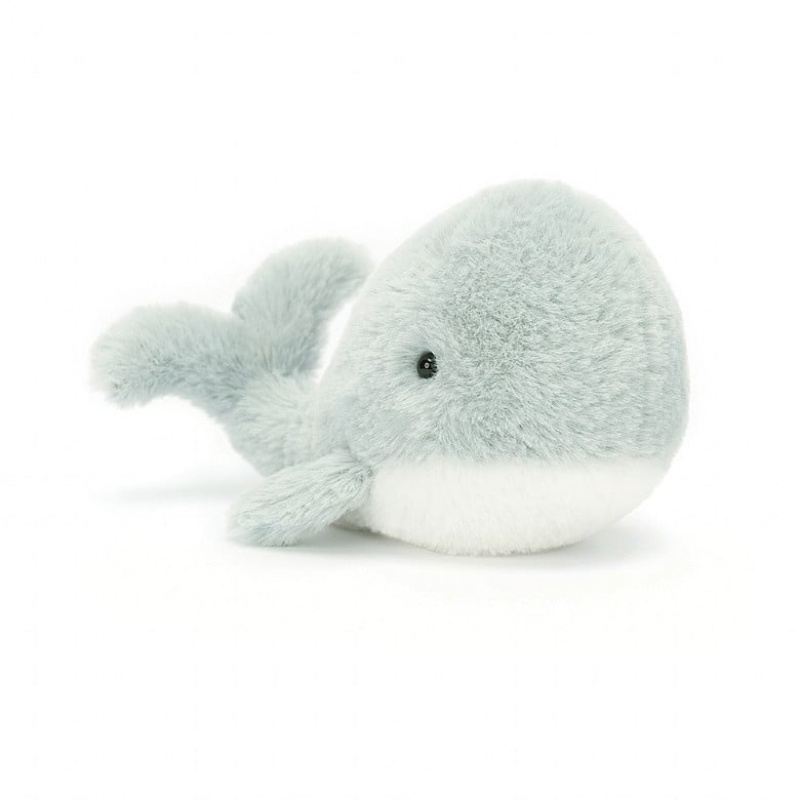 Jellycat Wavelly Whale Grey | BFGRQ9867