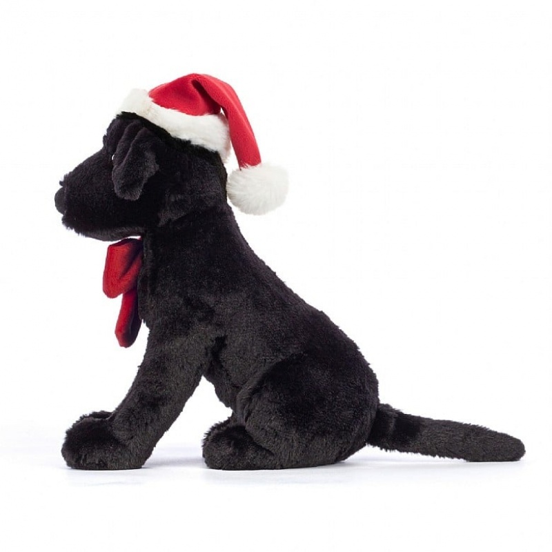 Jellycat Winter Warmer Pippa Black Labrador | QXRJM8243