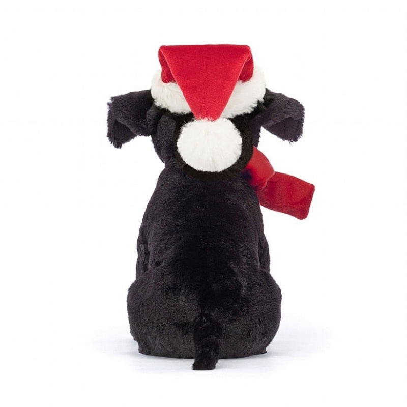 Jellycat Winter Warmer Pippa Black Labrador | QXRJM8243